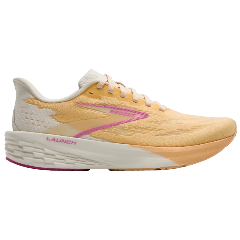 Tenis Mujer Brooks Running Launch 11 - Sherbert/Coconut/Pink